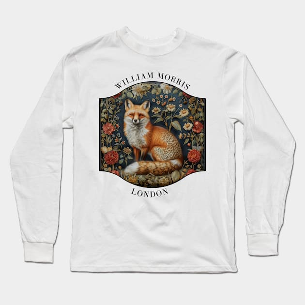 William Morris "Arts and Crafts Reverence" Long Sleeve T-Shirt by William Morris Fan